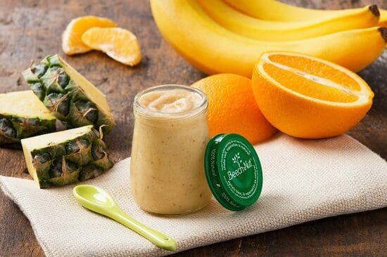 Banana, Orange and Pineapple Purée