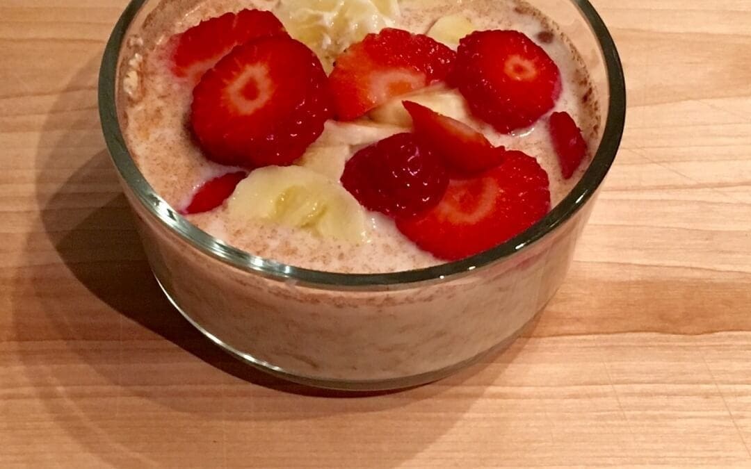 Strawberry Banana Overnight Oats