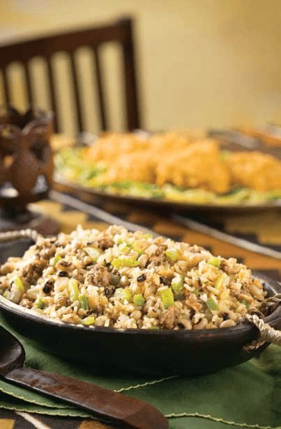 Dirty Rice and Blackeye Peas