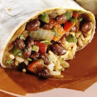 Bean and Rice Burritos