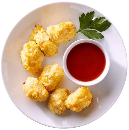 Baked Cauliflower Tots