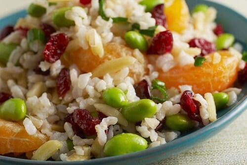 Brown Rice and Orange Salad