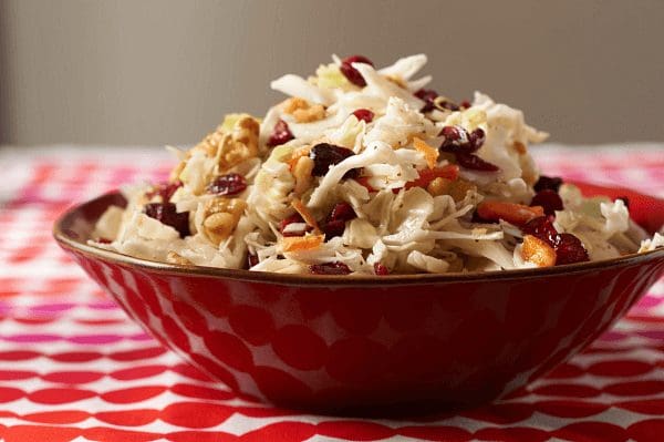 Cranberry Walnut Coleslaw