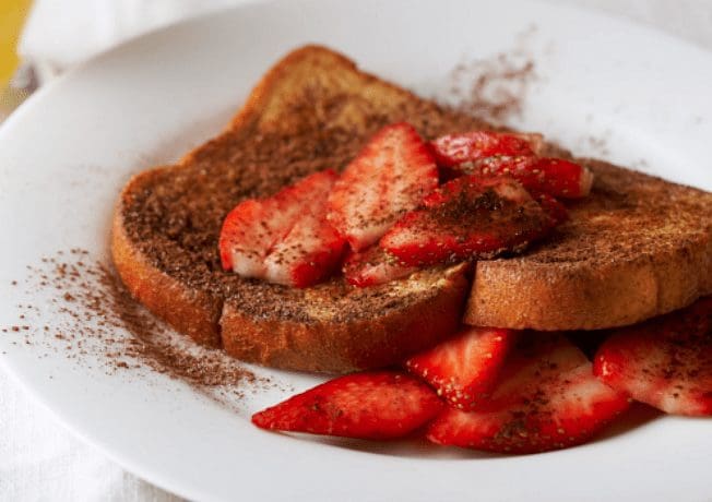 Chocolate Strawberry French Toast