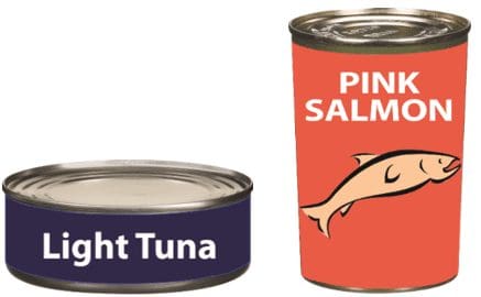 Canned Tuna and Salmon