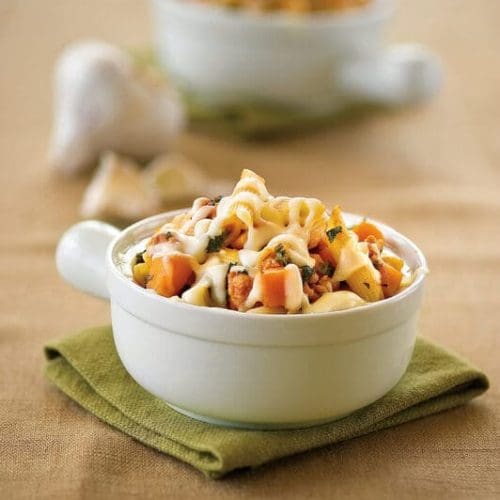 WIC Penne with butternut squash and kale
