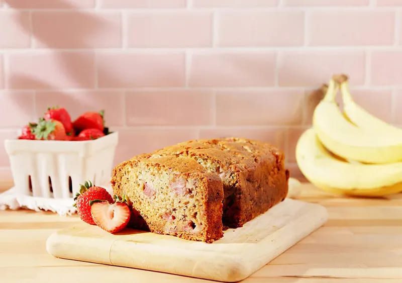 Strawberry Banana Bread