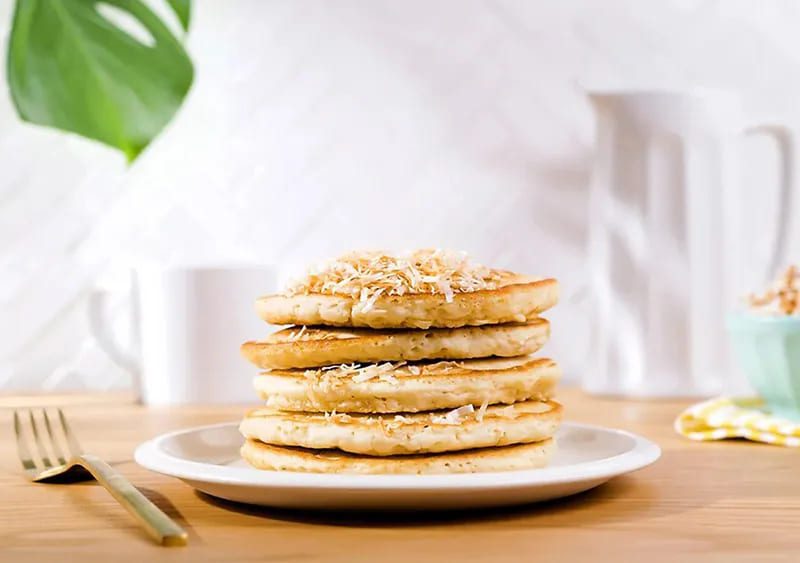 Toasted Coconut Pancakes