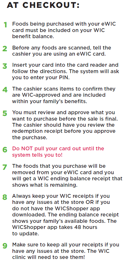 PA WIC shopping tips