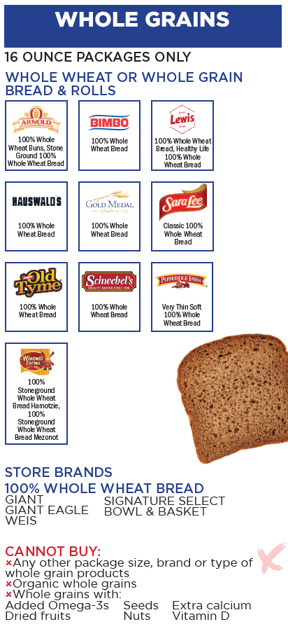 PA WIC grains