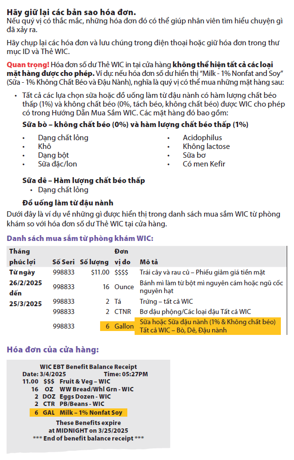 WA WIC Vietnamese