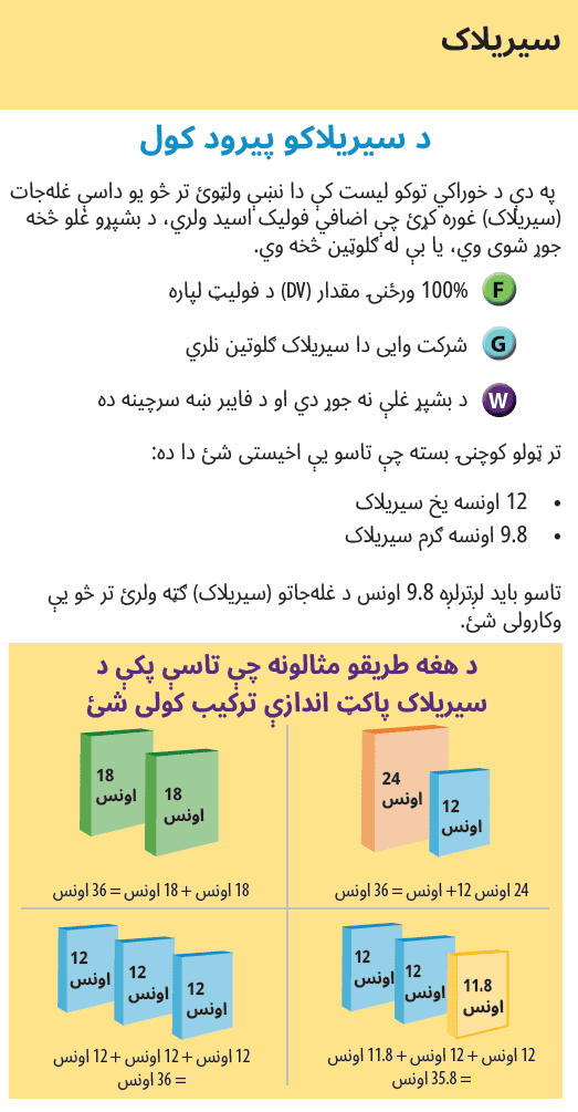 OR WIC Pashto