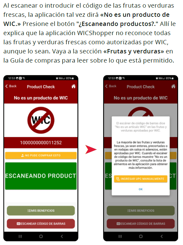 UT WIC image Verifique los artículos de WIC con la aplicación WICShopper