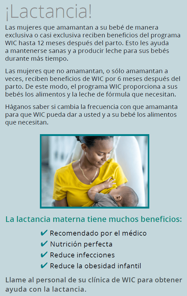 UT WIC Lactancia materna