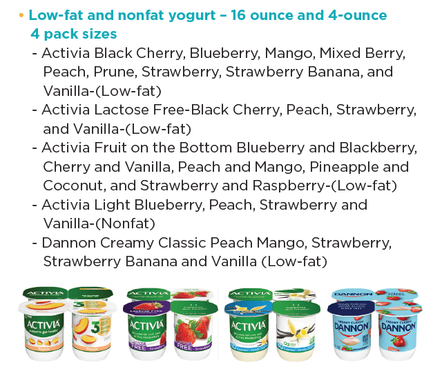 Chickasaw WIC yogurt