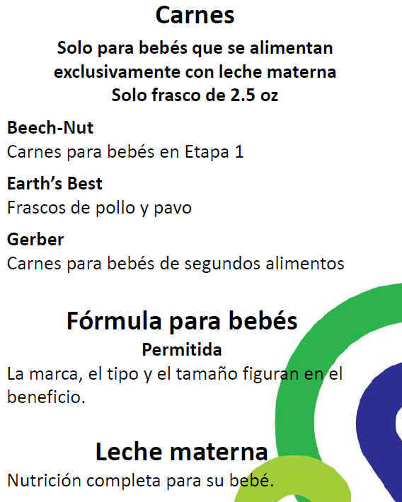 NH WIC Alimentos de Bebés