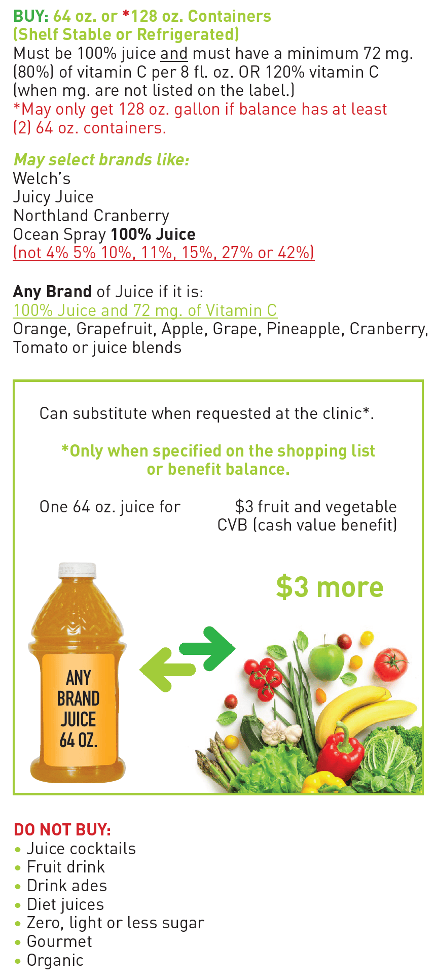 AL WIC Juice image