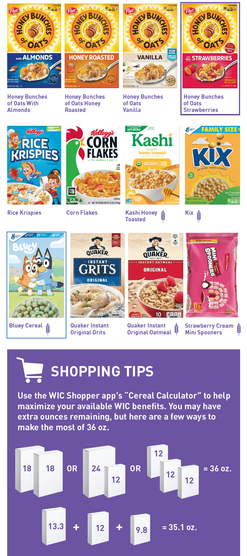 AL WIC Cereal image