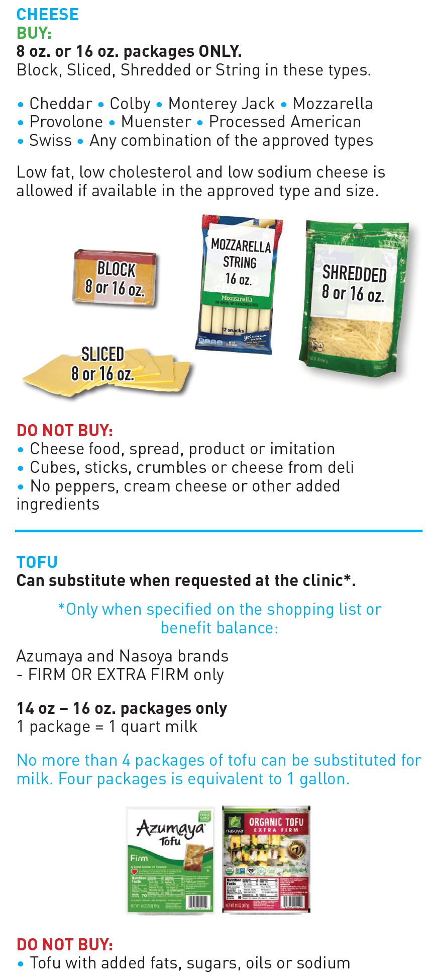 AL WIC Milk and Milk Substitutes image