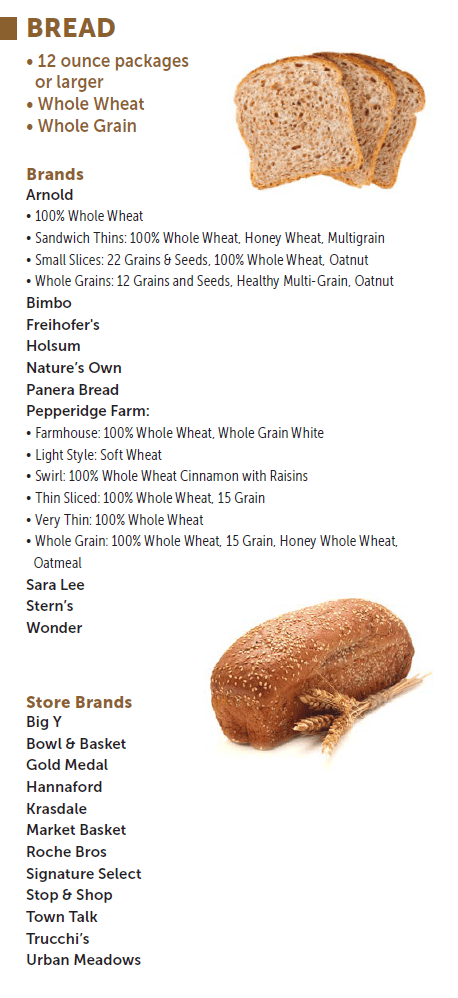 MA WIC Whole grains image