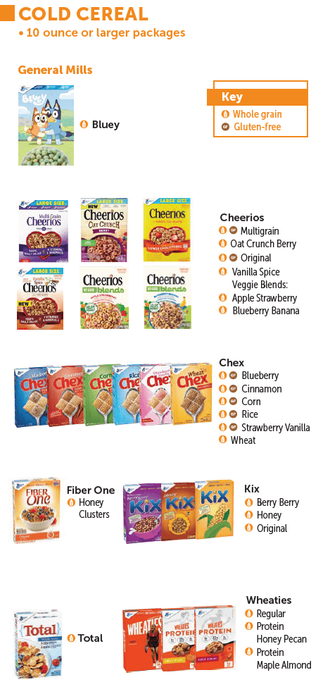 MA WIC cereal image