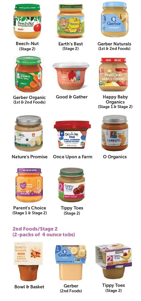 MA WIC infant foods image