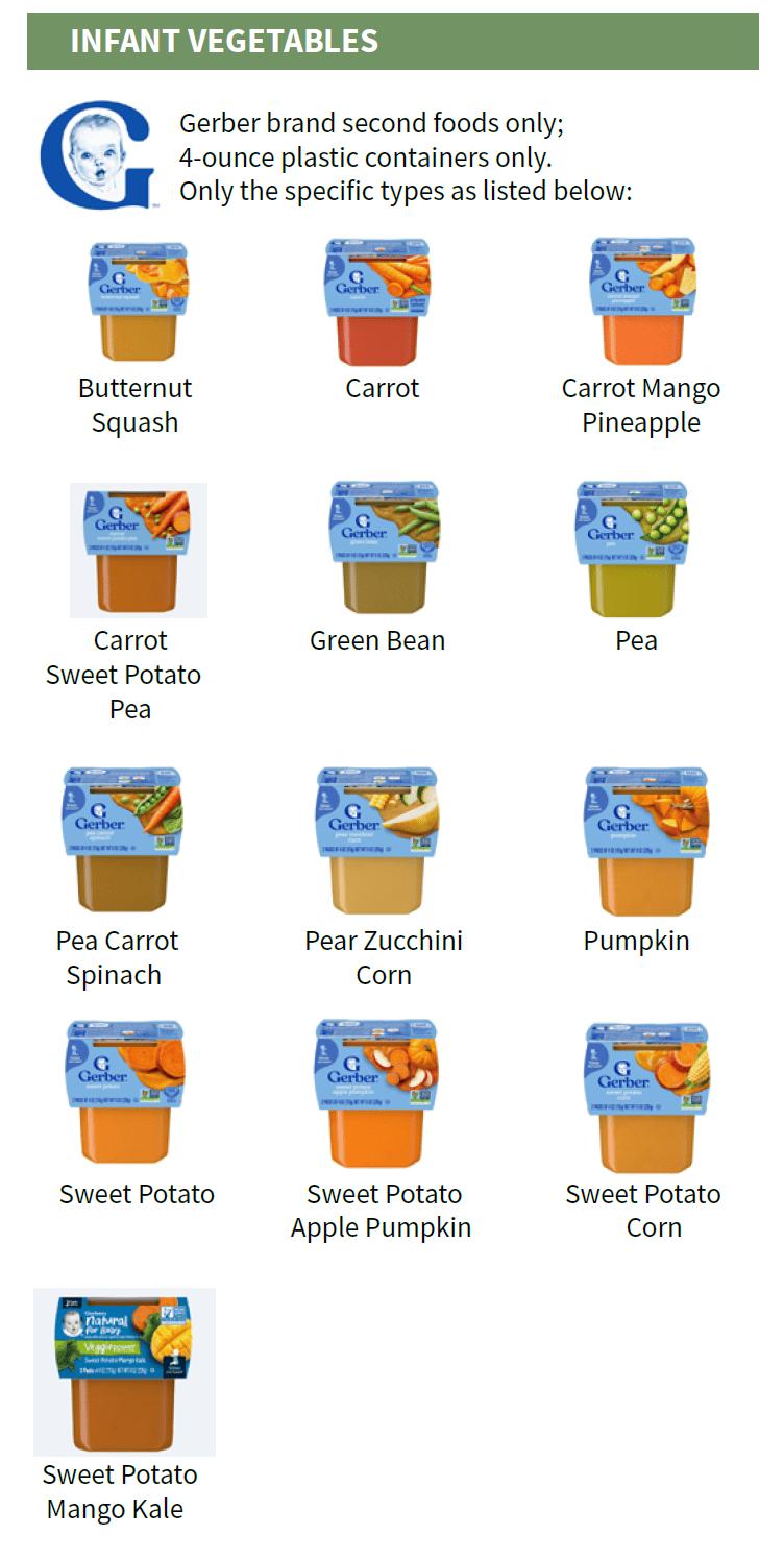 OH WIC Infant Foods image