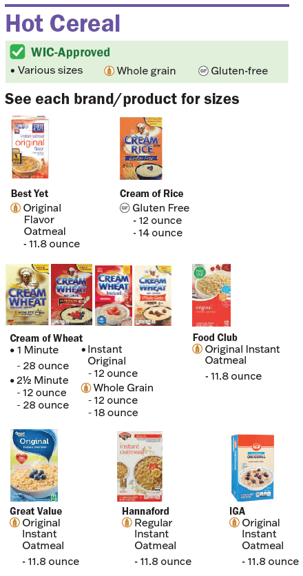 VT WIC Cereal image