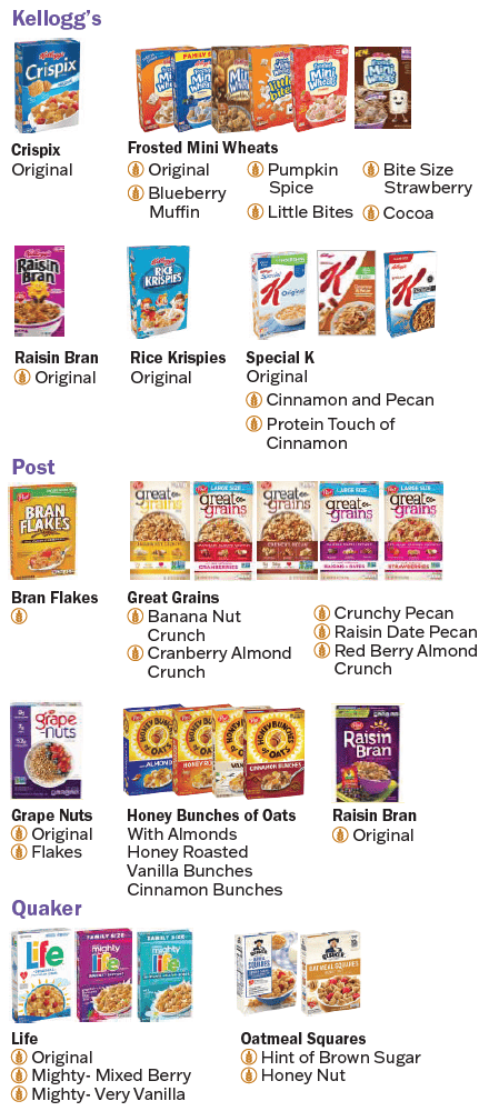 VT WIC Cereal image