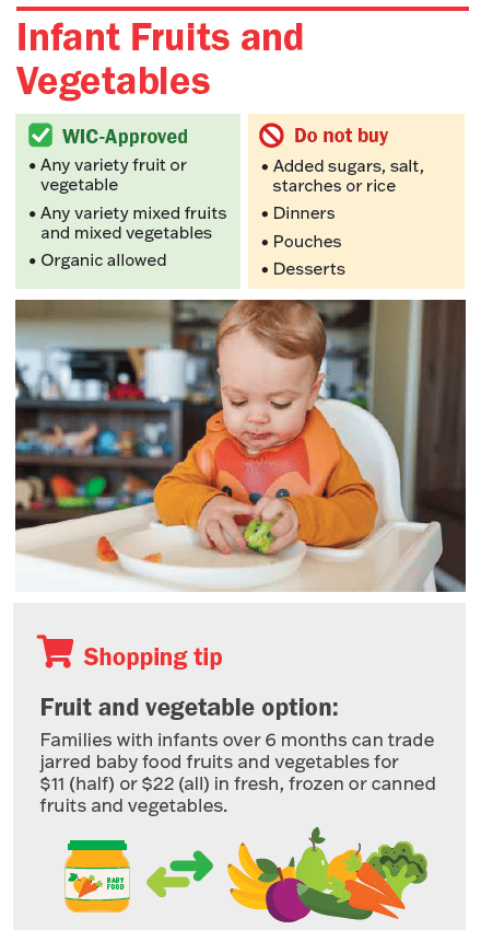 VT WIC Infant Foods image