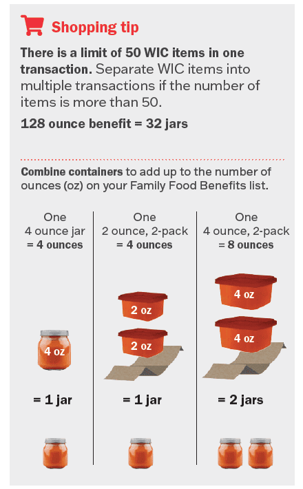 VT WIC Infant Foods image