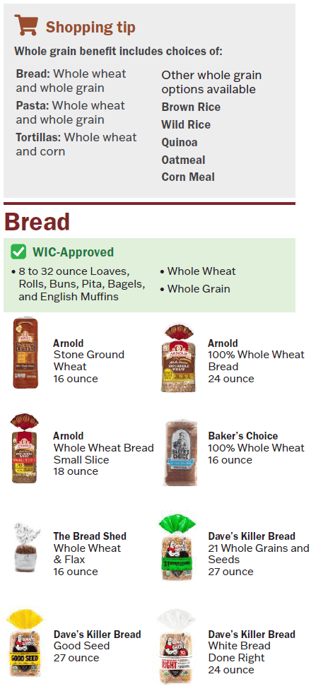 VT WIC Whole Grains image