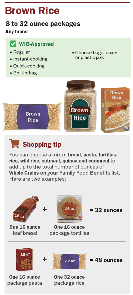 VT WIC Whole Grains image