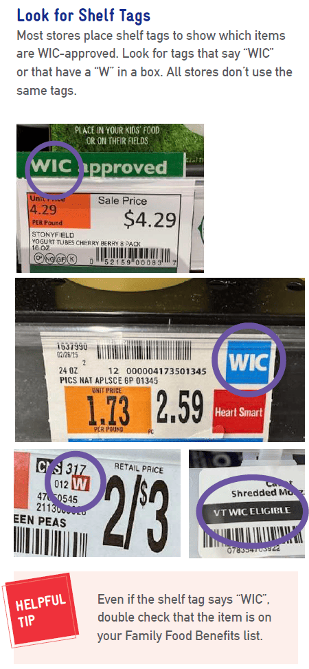 VT WIC TAG image
