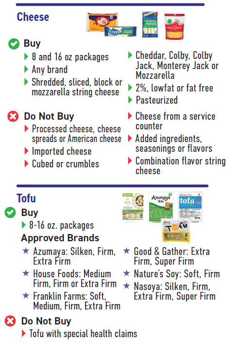 IA WIC Cheese and Tofu image