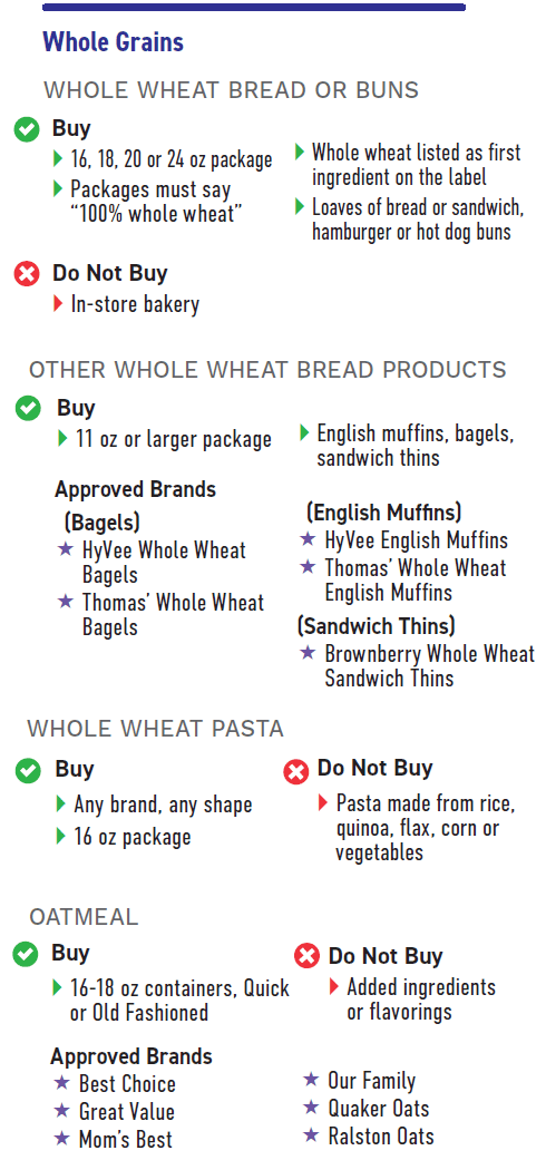 IA WIC Whole Grains image