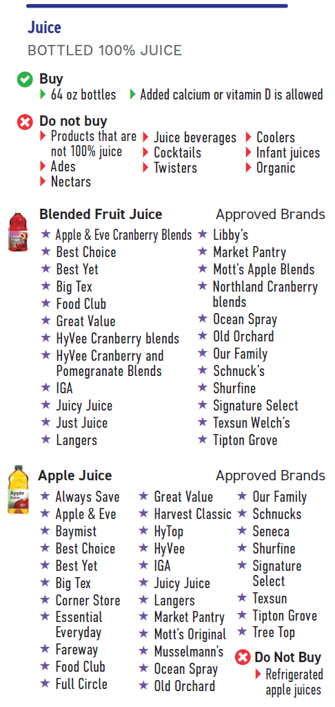 IA WIC juice image
