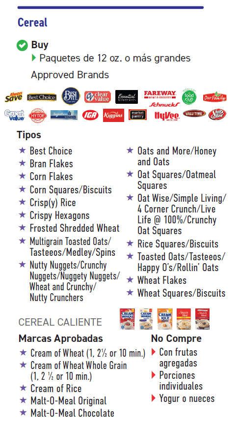 Imagen de cereal IA WIC