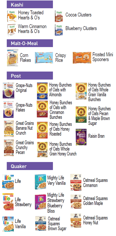 IA WIC Cereal image