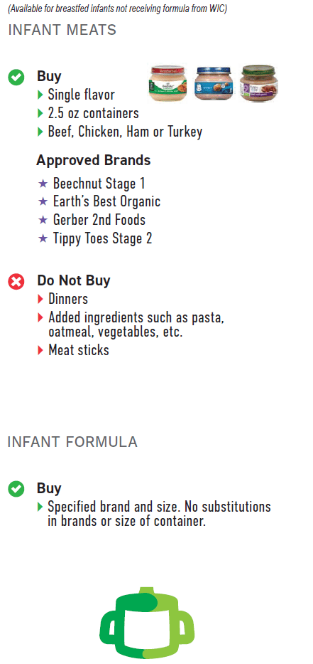 IA WIC Infant Foods image