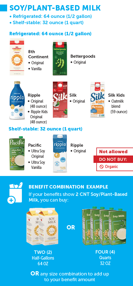 MA WIC Soy milk image