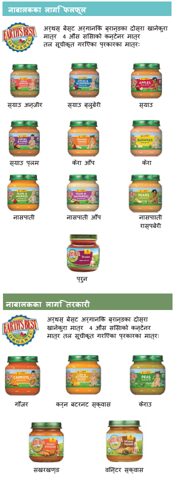 OH WIC शिशु खानाहरू image