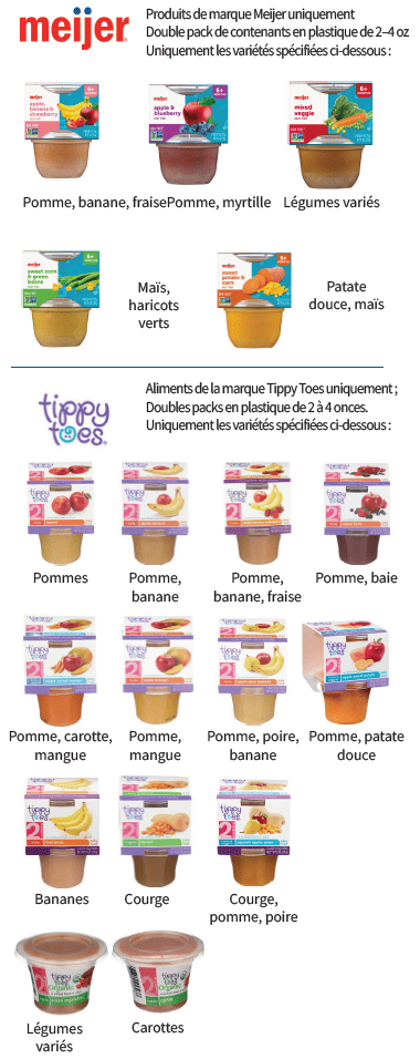 OH WIC ALIMENTS POUR NOURRISSONS