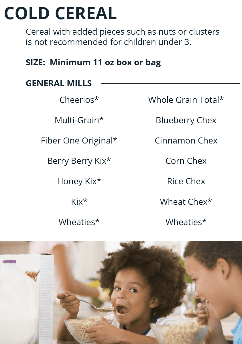 TN WIC Breakfast Cereals image