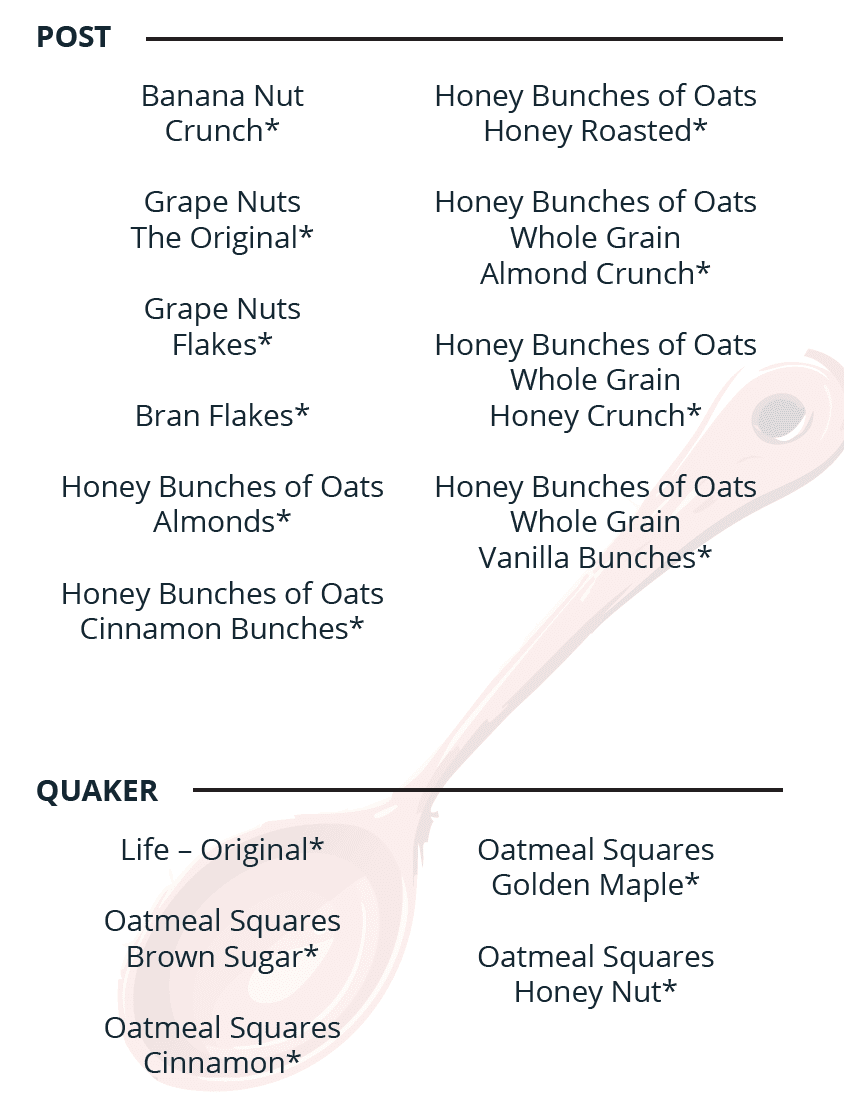 TN WIC Breakfast Cereals image