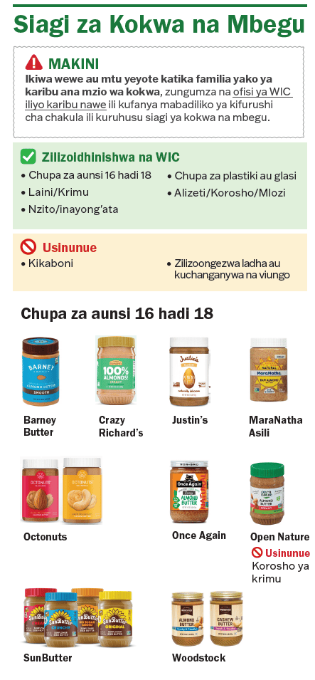 VT WIC Siagi ya Njugu Karanga na Maharagwe image