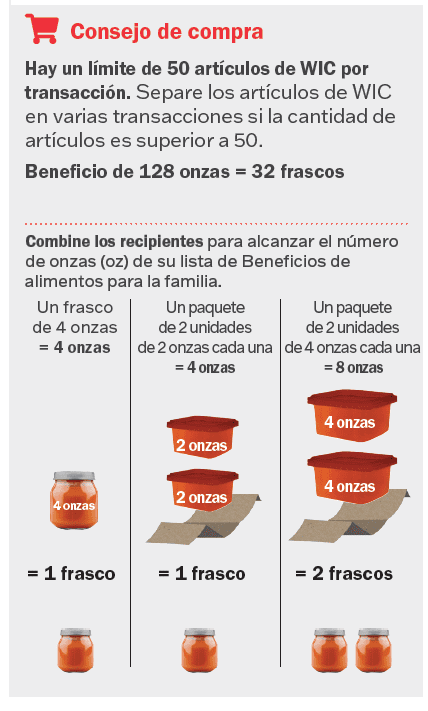 VT WIC Alimentos para bebés imagen