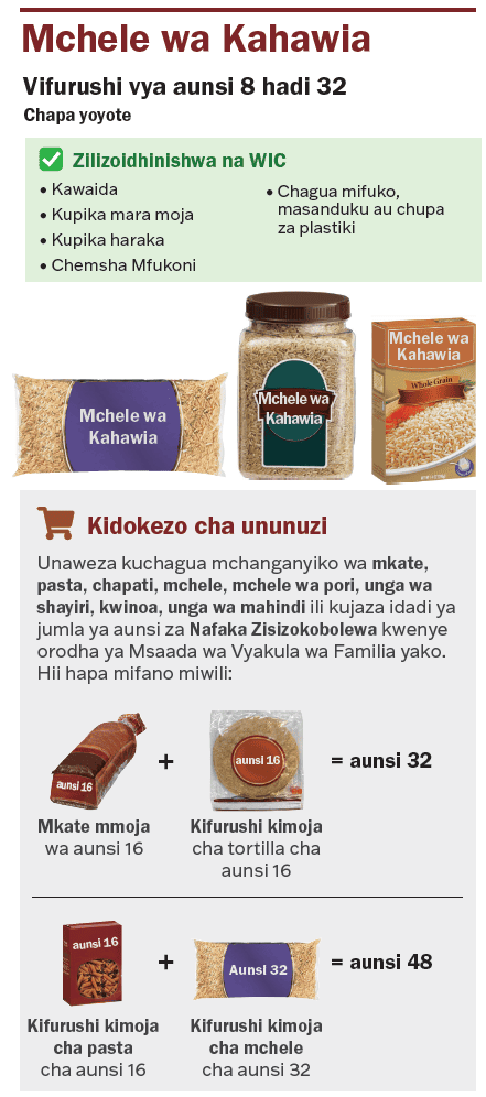 VT WIC Nafaka Zisizokobolewa image