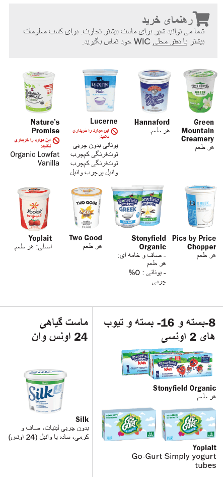 VT WIC ماست image