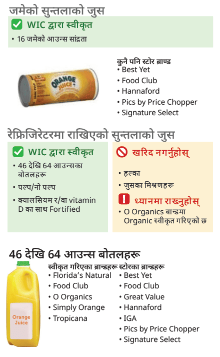 VT WIC जुस image